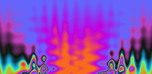Poster - Holographic gasoline stains and leaks. Rainbow multicolored abstract background.