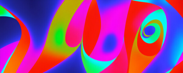 Poster - abstract colorful background