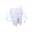 3d tooth isolated on transparent background. Render. 3d render. PNG. Dentistry, medicine concept. 3D rendering, ui, ux. Teeth. Health. Shapes