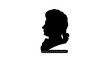 Wolfgang Amadeus Mozart silhouette