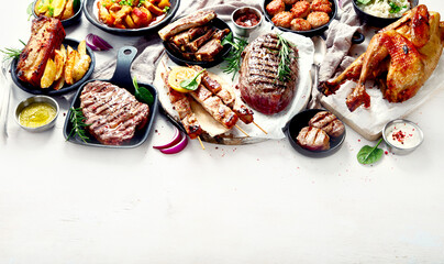 Wall Mural - Meat main dishes