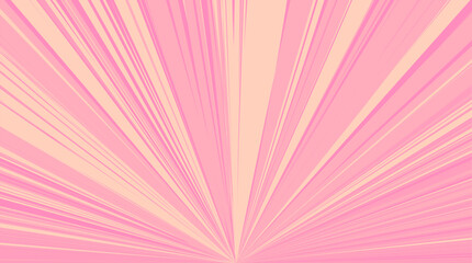 Pink radial line abstract vector background