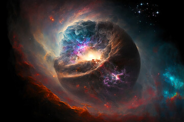 Wall Mural - space nebula