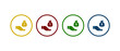 © buayacreative - Hand holding dollar money bag icon. Income or salary icon in flat style concept.