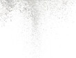 Tapioca starch explosion flying, White powder tapioca starch wave floating fall down in air. tapioca starch is element material. Eyeshadow crush for make up artist. White background Isolated