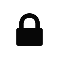 Canvas Print - Padlock icon vector. Safe sign