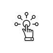 © Vectors - Interaction icon in vector. Logotype
