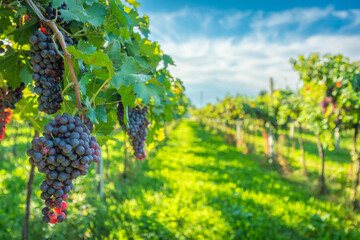 Wall Mural - grape harvest Italy