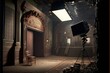 Photography, cinema studio backstage setup, Generative Ai