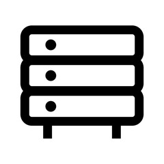 Poster - Server. Database. Computing icon. Vector.