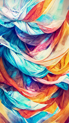 Wall Mural - abstract blurred gradient mesh pure background in bright illustration generative ai content by midjo