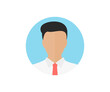 © BlazingDesigns - Business man working in company, avatar profile, businessman icon design. People, account symbol, leader. Business person silhouette vector design and illustration.