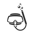 Snorkel mask vector symbol