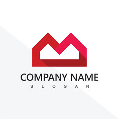 Canvas Print - House Logo For Real Estate Agency, Realtor or Property Management Company