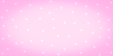 Wall Mural - pink background with hearts