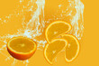 Apfelsine mit Spritzer frisch und fruchtig