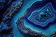 Blue Sapphire Geode Gemstone Crystal Background