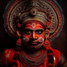 Gulikan Theyyam ,worship Culture Of Kerala Image