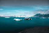 Fototapeta  - Problema ambientale scioglimento dei ghiacciai in Islanda