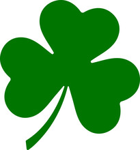 St Patrick Day, Shamrock Green Icon, Symbol Of Ireland, Saint Patrick Day Illustration