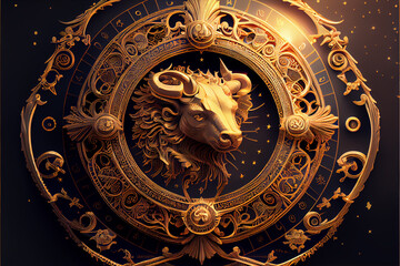 aries zodiac sign modern magic witchcraft card with astrology signs. zodiac circle astrological conc