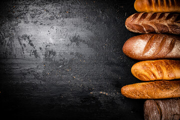 Poster - A variety of fragrant fresh bread. 