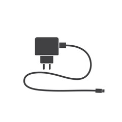 Wall Mural - phone charger adapter icon vector illustration design template