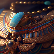 Generative Ai Pharaonic Jewelry 