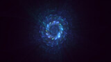Fototapeta Do przedpokoju - 3D rendering abstract round light background