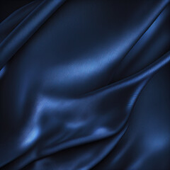 Blue silk fabric background