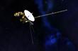 Space probe in deep space. Elements of this image furnished by NASA