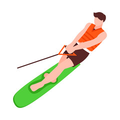 Sticker - Summer Water Sport Icon