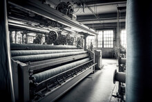 Loom For Production Of Fabrics And Threads Textile Industry