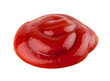 Tomato ketchup closeup isolated on transparent background. Png format
