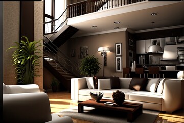 interior home design, house decoration generative ai