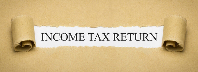 Poster - income tax return