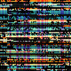 Aufkleber - Geometric abstract seamless pattern in low poly style.
