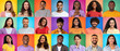 © Prostock-studio - Creative Collage Of Multiethnic People Portraits With Happy Faces Over Colorful Backgrounds