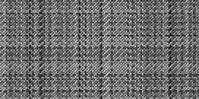 Seamless Realistic Bamboo Basket Weave Repeat Pattern. Wooden Wicker Rattan Mat Or Thatch Twill Textile Background Texture Overlay Or Black And White Displacement, Bump Or Height Map. 3D Rendering.
