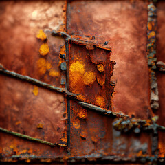 Canvas Print - rusty metal background