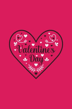 Valentine's Day T-shirt Design 