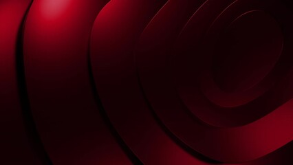 Poster - Purple and red bright background. Design. Circles of different sizes circled slowly rotate around in a cartoon abstraction.