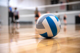 volleyball on the floor