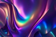 Metallic dreamy holographic background pattern, trendy iridescent rainbow unicorn texture, Modern pearlescent blurry abstract swirl illustration