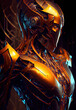 © CrazyCat - Robot with high-tech armour - Generative AI illustration