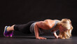 © Cavan Images - Woman in Plank Push-up
