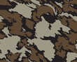 Full seamless camouflage texture skin pattern vector for military textile. Usable for Jacket Pants Shirt and Shorts. Army camo masking design for hunting fabric print and wallpaper.