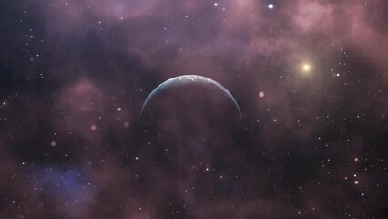 planet earth and space dust