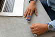 © Demetr White/Stocksy - finger pulse device