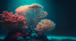 photography of a coral reef in the ocean, sea, colorful. Generative AI